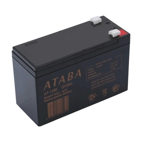 Ataba At-1290 12v 9ah Akü - Resim 2