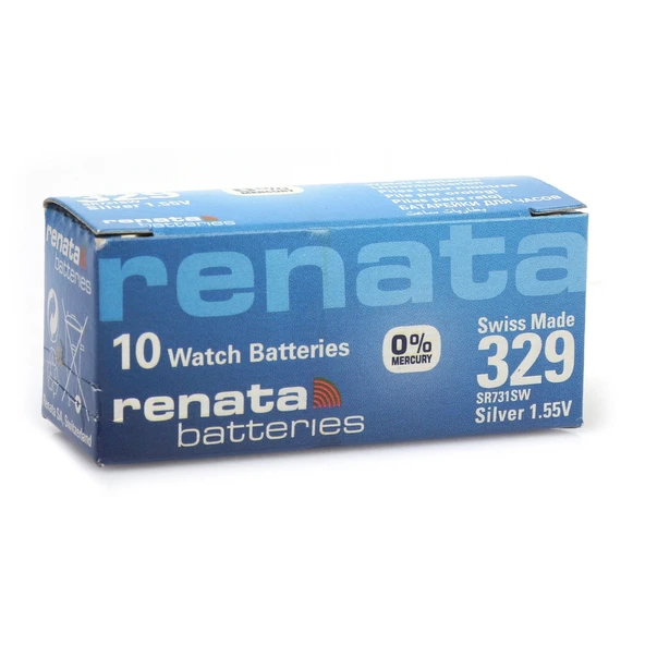 Renata 329 Sr731sw 1.55v Alkalin Saat Pili 10 Adet ürün görseli 1