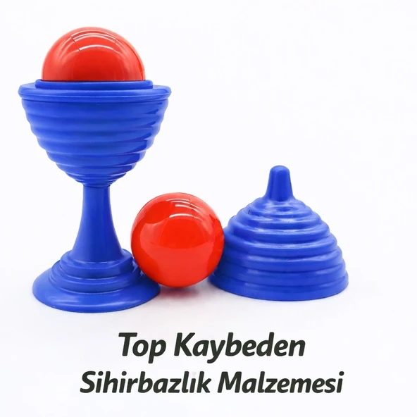 Mavi Renk Sihirli Kupa Top Kaybetme Oyunu 7 Cm ürün görseli 1