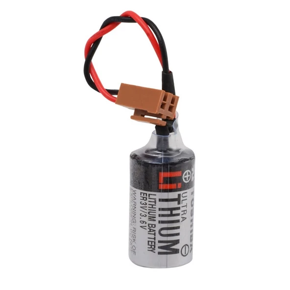Toshiba Er3v 3.6v 1/2aa Size Lithium Pil - Kahverengi Soket ürün görseli 1
