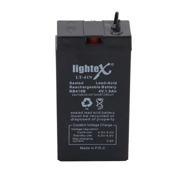 Lightex Lt-41n 4v 1.0ah Işıldak Fener Aküsü ürün görseli 1