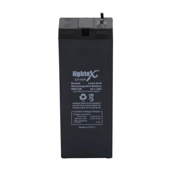 Lightex Lt-42 4v 1.2ah Işıldak Fener Aküsü ürün görseli 1