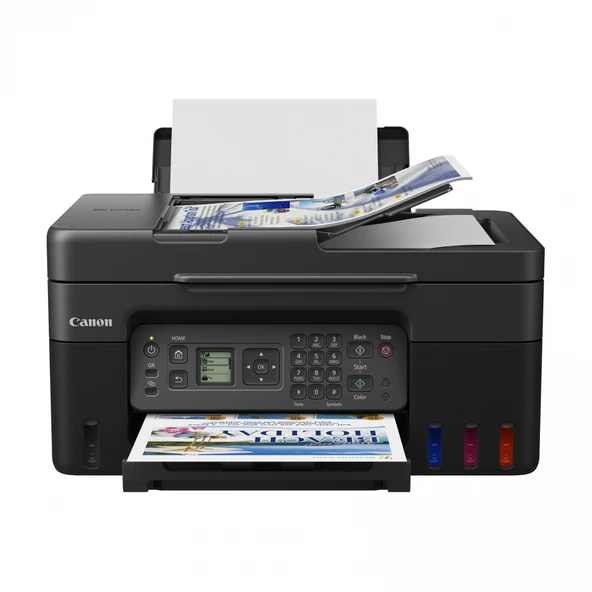 CANON PIXMA G4470, Renkli, Mürekkep Mega Tanklı, Yazıcı, Tarayıcı, Fotokopi, Fax, Wifi, Bulut, ADF, ORİJİNAL MÜREKKEP ürün görseli 1