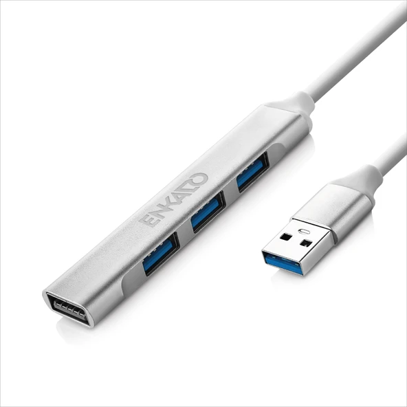 ENKADO EKD-UH60, USB3.0 to 3xUSB 2.0, 1xUSB 3.0, Metal, USB HUB ürün görseli 1