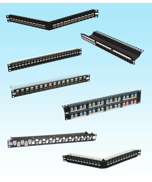 24 Port Keystone Jack UTP Çapraz Panel B ürün görseli 1