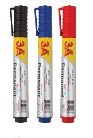 3A Eco Line Permanent Kalem Yuvarlak Uçlu 2 mm Mavi ürün görseli 1