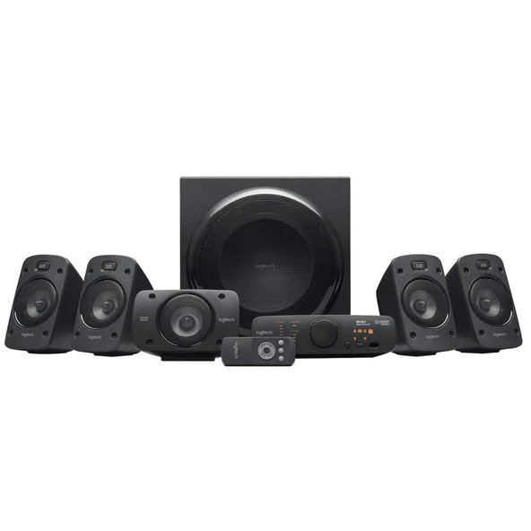 LOGITECH 980-000468, Z906, 500W, 5+1, Surround, Uzaktan Kumandalı, Ses Sistemi (Siyah) ürün görseli 1