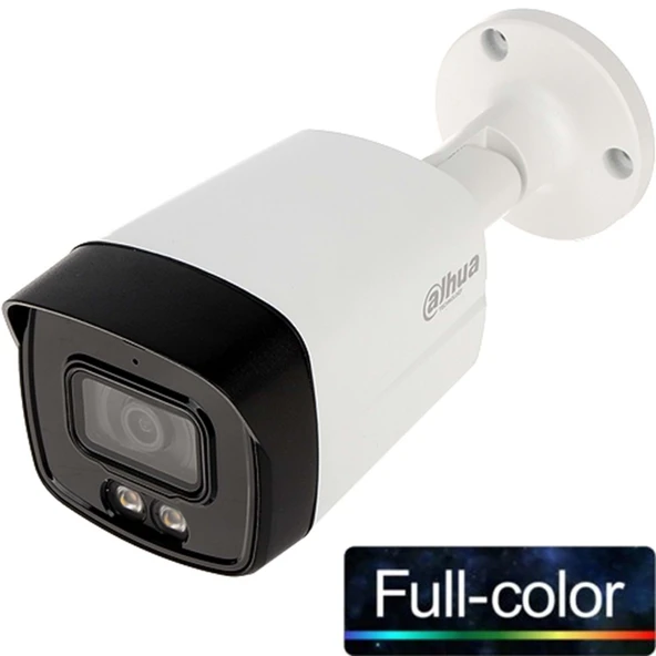 DAHUA HAC-HFW1209TLMP-A-LED-0360B, 2Mpix, 3.6mm Lens, 40 Mt Gece Görüşü, Full Color, Dahili Mikrofon, 4 IN 1, IP67, Bullet Kamera ürün görseli 1