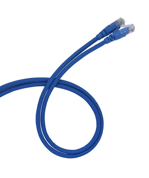 Cat6 U/UTP Patch Cord LSZH 0,5m Mavi ürün görseli 1