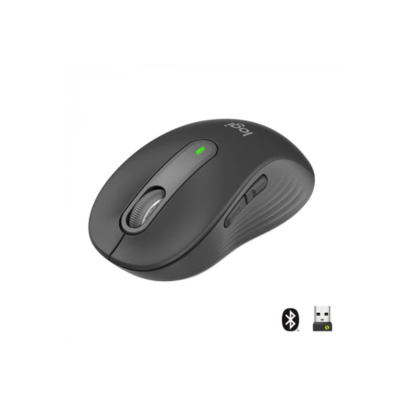 LOGITECH 910-006253, M650 Signature, Siyah, Sağ El, USB Nano 2,4G Kablosuz, 4000dpi, Optik, 5 Tuşlu, 24ay Pil Ömrü, Sessiz Mouse ürün görseli 1