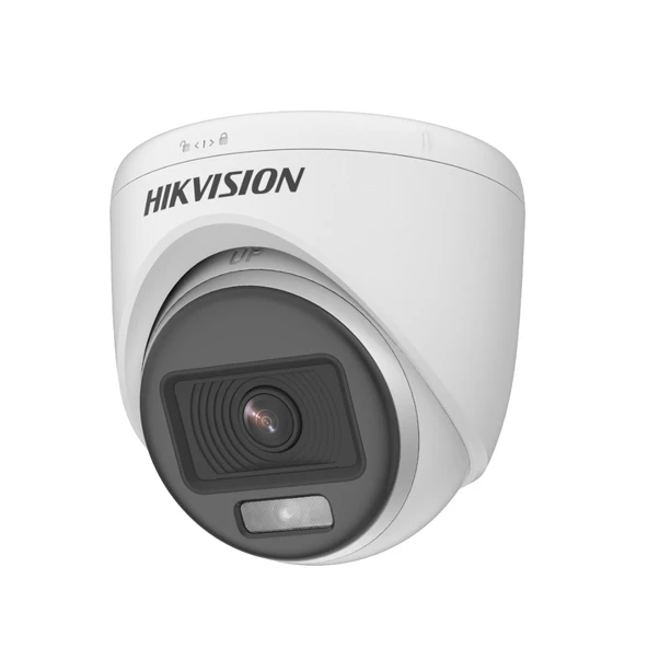 HIKVISION DS-2CE76D0T-EXLPF, 2Mpix, 2.8mm Lens, 20Mt Gece Görüşü, IP67, Dual-Light, Dome Kamera ürün görseli 1