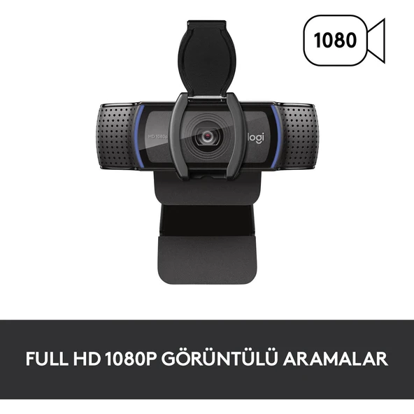 LOGITECH C920S HD PRO WEBCAM SİYAH 960-001252 - Resim 2