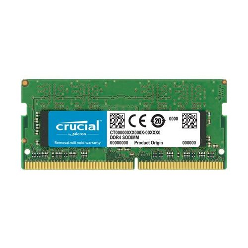 CRUCIAL 16GB DDR4 2400Mhz CL17 Notebook Ram CT16G4SFD824A ürün görseli 1