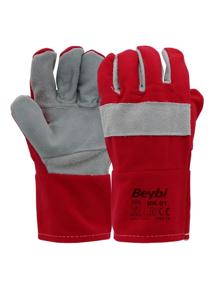 Beybi Koton Montaj Eldiveni DK-01 No: 10 Kırmızı - 1 Çift ürün görseli 1