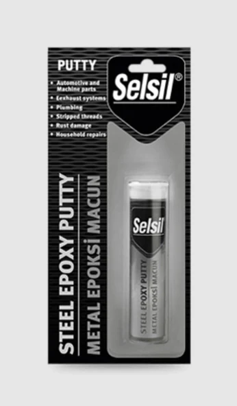 Selsil Metal Putty Epoksi Macun Yapıştırıcı 57 gr ürün görseli 1