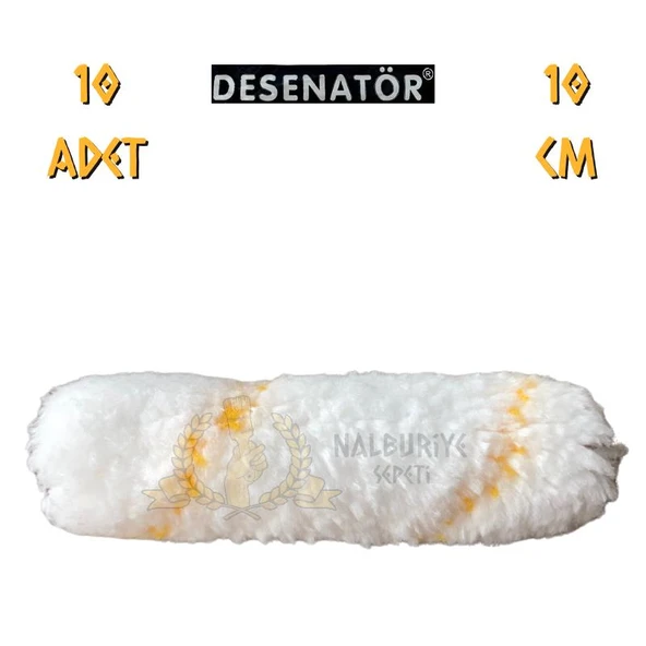 Desenatör Extra Saten Parmak Rulo Yedek - 10 cm - 10 Adet ürün görseli 1