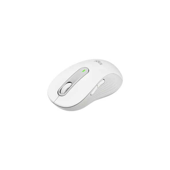 LOGITECH 910-006238, M650L Signature, Beyaz, Sağ El, USB Nano 2,4G Kablosuz,4000dpi, Optik, 5 Tuşlu, 24ay Pil Ömrü, Sessiz Mouse ürün görseli 1