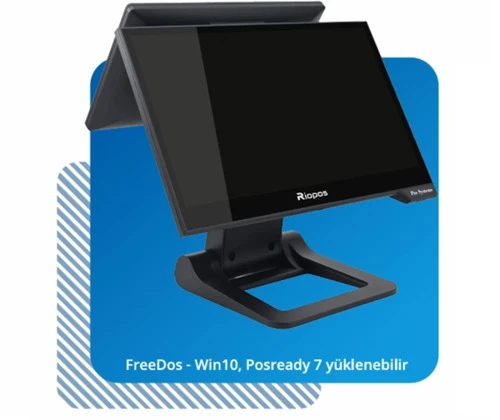 RİOPOS A2L i5-6.NESİL MULTİ TOUCH 8GB RAM 128GB SSD ETHERNET 15,6 -11.6 MÜŞTERİ EKRANLI BOE / LG EKRAN, 2,4 GHZ Dokunma ürün görseli 1