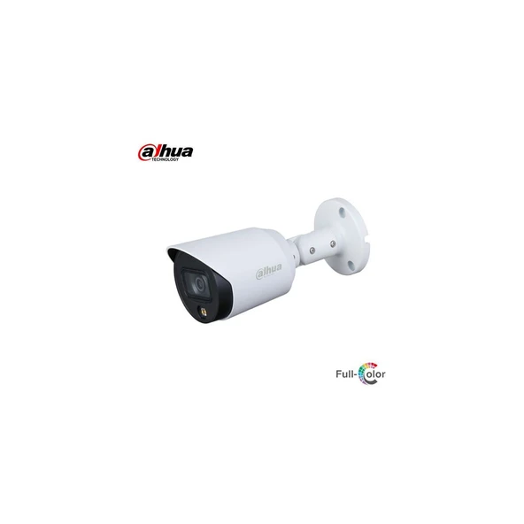 DAHUA HAC-HFW1209C-LED-0360B, 2Mpix, 3.6mm Lens, 20 Mt Gece Görüşü, Full Color, 4 IN 1, IP67, Bullet Kamera ürün görseli 1