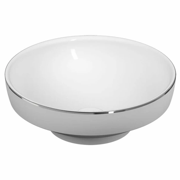 VİTRA WATER JEWELS ÇANAK LAVABO PLATİN ÇİZGİLİ 40CM ürün görseli 1
