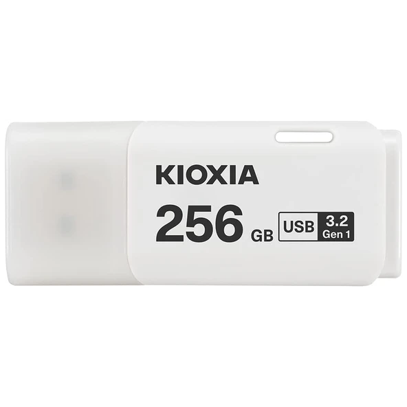 KIOXIA U301W 256GB USB 3.2 Gen1 TransMemory Flash Disk (Beyaz) ürün görseli 1