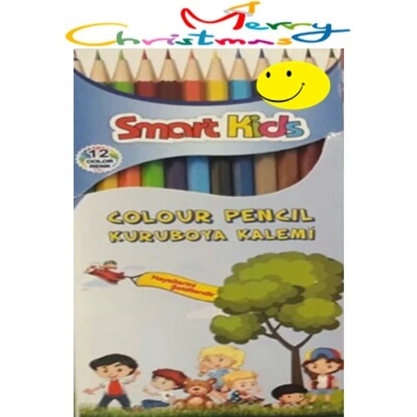 Globox Smart Kids Kuru Boya Yarım Boy 12 Renk 2969 ürün görseli 1