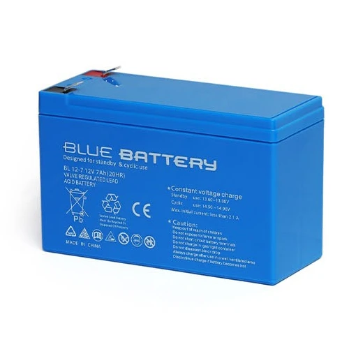 BLUEBATTERY 12V 7AH Kuru Tip Bakımsız Akü ürün görseli 1