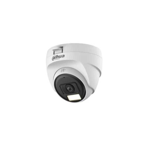 DAHUA HAC-T1A51P-U-IL-A-0280B, 5Mpix, 2.8mm Lens, 25 Mt Gece Görüşü, Smart Dual Light, Dahili Mikrofon, Dome Kamera ürün görseli 1