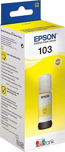 EPSON T00S44A 103 Yellow Sarı Şişe Mürekkep ürün görseli 1