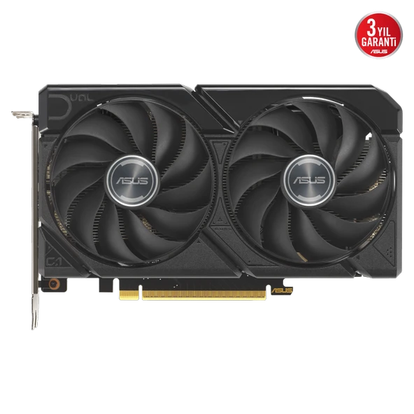 ASUS DUAL-RX9060XT-16G, 16Gb, 128Bit, GDDR6, 1xHDMI, 2xDP, GAMING Ekran Kartı ürün görseli 1