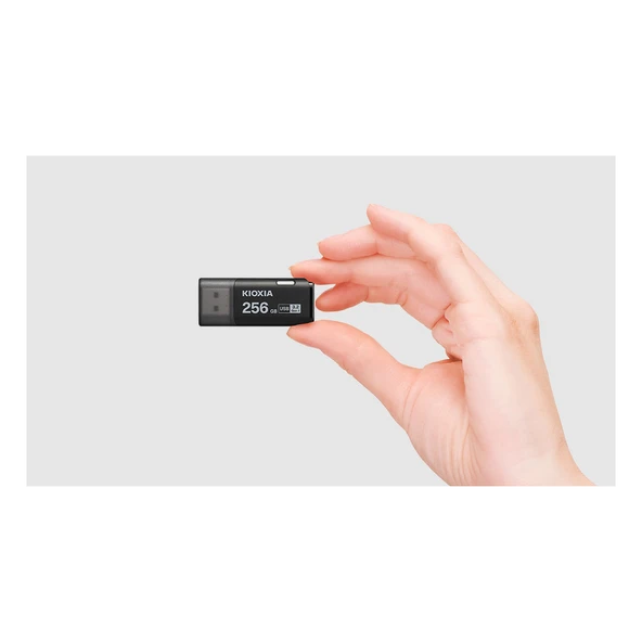 KIOXIA U301K 256GB USB 3.2 Gen1 TransMemory Flash Disk (Siyah) - Resim 2