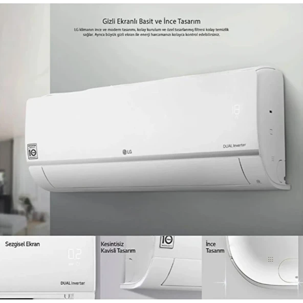 LG  PC12SQ S3NM12JA2FA 12000 BTU KLIMA ürün görseli 1