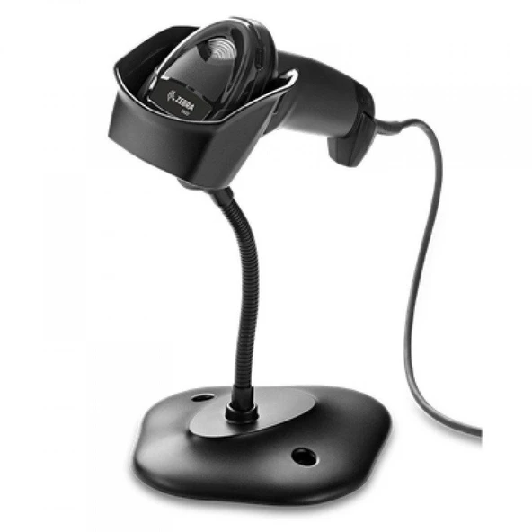 ZEBRA DS2208 (DS2208-SR7U2100SGW) 2D KAREKOD KABLOLU USB BARKOD OKUYUCU + STAND ürün görseli 1