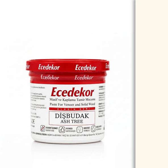 Dişbudak Ecedekor Ahşap Dolgu Macunu Bardak (200gr) ürün görseli 1
