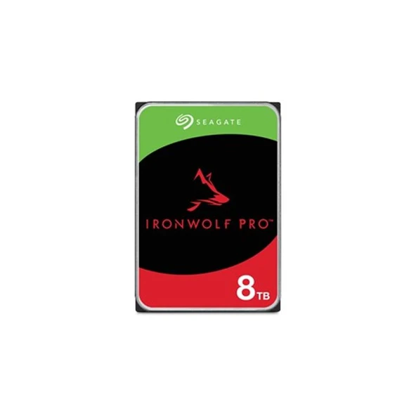 8 TB SEAGATE 3.5 IRONWOLF PRO SATA3 7200RPM 256MB ST8000NT001 (5 YIL RESMI DIST GARANTILI) ürün görseli 1
