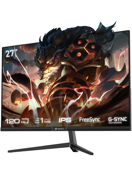 GAMEBOOSTER 27 GB-2712FF IPS FREESYNC,G-SYNC 1Ms 120Hz HDMI+DP FHD GAMING MONITÖR ürün görseli 1