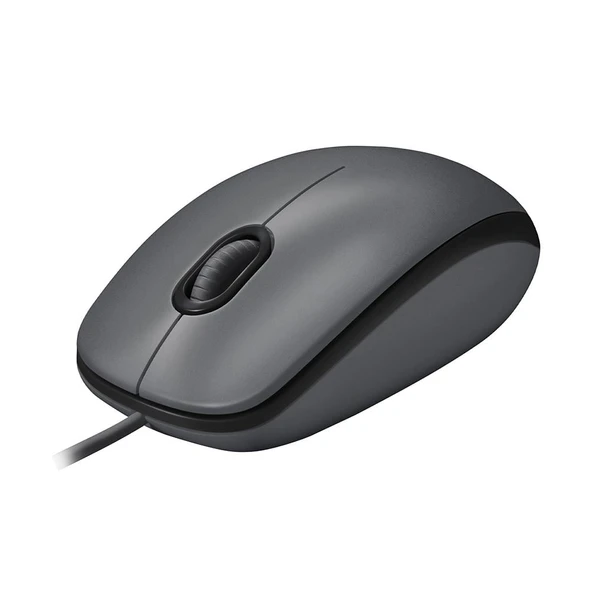 LOGITECH 910-006652, M100 Siyah, USB Kablolu, 1000dpi, Optik, 3 Tuşlu, Mouse ürün görseli 1