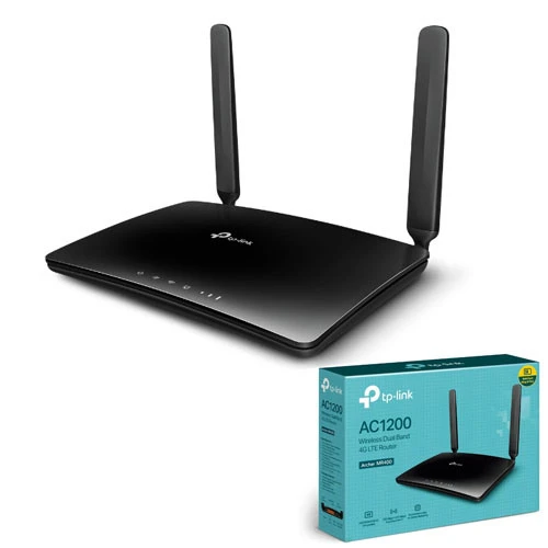 TP-LINK ARCHER-MR400 1500Mbps 4 Port Kablosuz-Ethernet 4G LTE Dual Band Sim Kartlı Router ürün görseli 1
