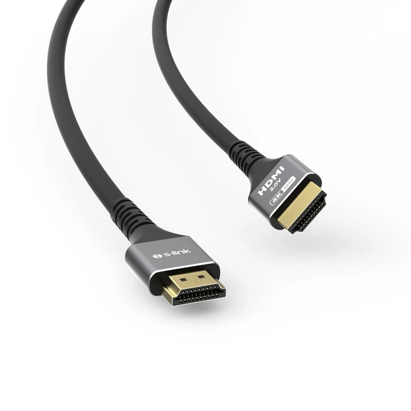 S-LINK SLX-HD4K05, 4K UHD, HDMI v2.0, 5mt. 60Hz. Metal Uçlu, Kablo ürün görseli 1