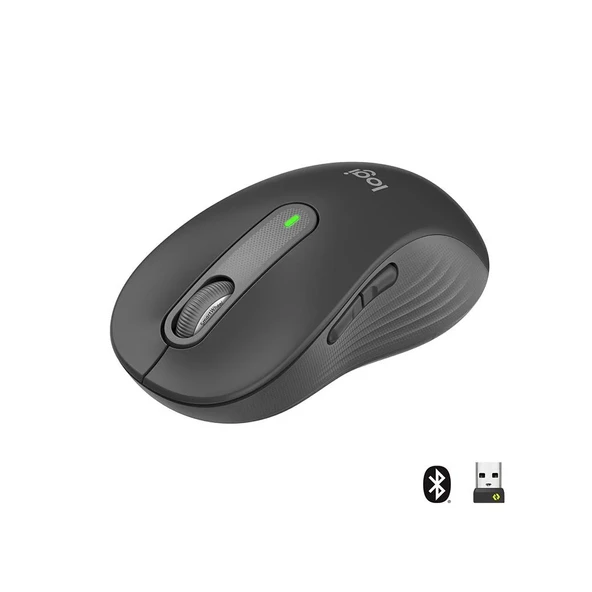 LOGITECH 910-006236, M650L Signature, Siyah, Sağ El, USB Nano 2,4G Kablosuz,4000dpi, Optik, 5 Tuşlu, 24ay Pil Ömrü, Sessiz Mouse ürün görseli 1