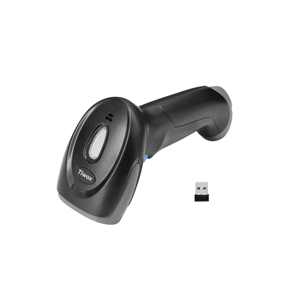 Tiwox VSK-227, EL Tipi, Laser, 1D Kablosuz, Barkod Okuyucu (Mini Usb Dongle ile birlikte) ürün görseli 1