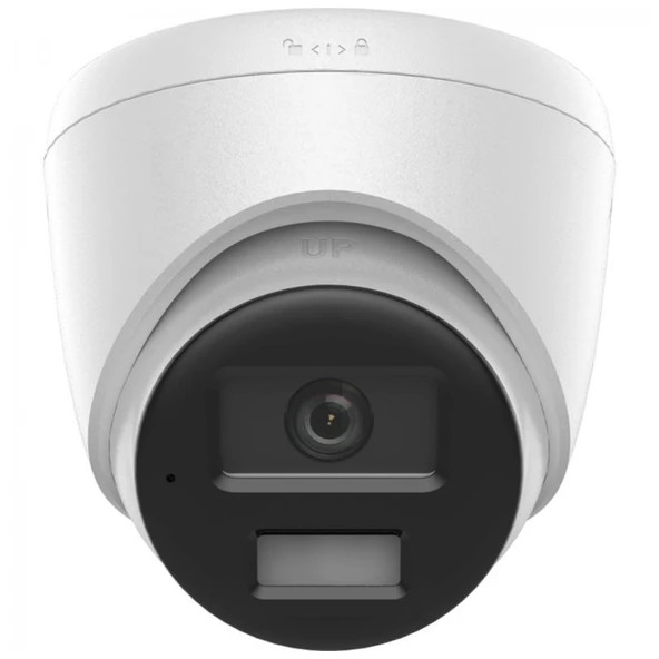 HIKVISION DS-2CD1343G2-LIUF 4Mpix, 2,8mm Lens, H265+, 30Mt Gece Görüşü, Hybrid Light, PoE, Mikrofonlu Dome IP Kamera ürün görseli 1