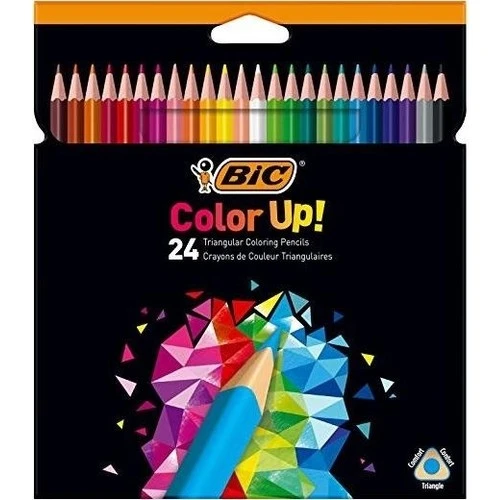 Bic Color Up Üçgen Kuru Boya Kalemi 24 Lü Kutu 950528 ürün görseli 1