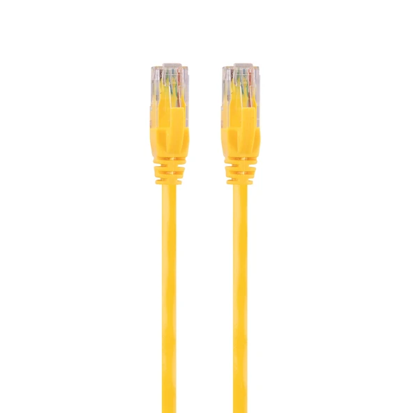 S-Link SL-CAT601YE, CAT6 Patch, 1Mt Kablo (Sarı) - Resim 2