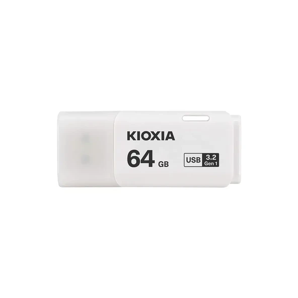 KIOXIA U301W 64GB USB 3.2 Gen1 TransMemory Flash Disk (Beyaz) - Resim 2