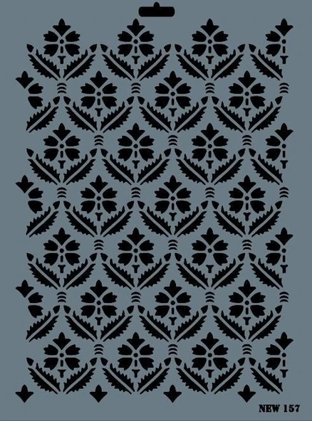 Rich New Seri N-157 Stencil 35x25 cm ürün görseli 1