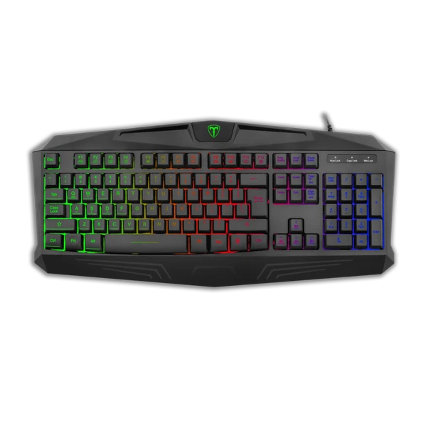 T-DAGGER TANKER, T-TGK106, USB Kablolu, Türkçe Q, Rainbow Backlight, Membran Tuşlar, 104 Tuşlu, Gaming Klavye ürün görseli 1
