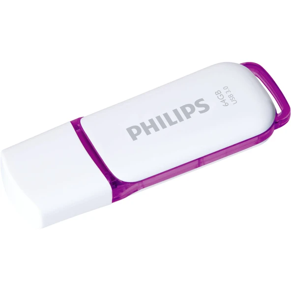 PHILIPS 64GB SNOW EDITION USB 3.0 FLASH BELLEK (MAGIC PURPLE) FM64FD75B/00 ürün görseli 1