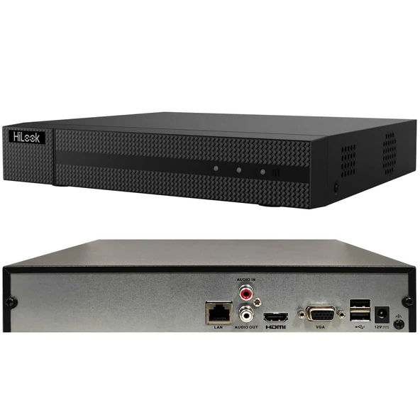 HILOOK NVR-116MH-C, 16Kanal, 8Mpix, H265+, 1 HDD Desteği, 1080P Kayıt, 160Mbps Bant Genişliği, NVR ürün görseli 1