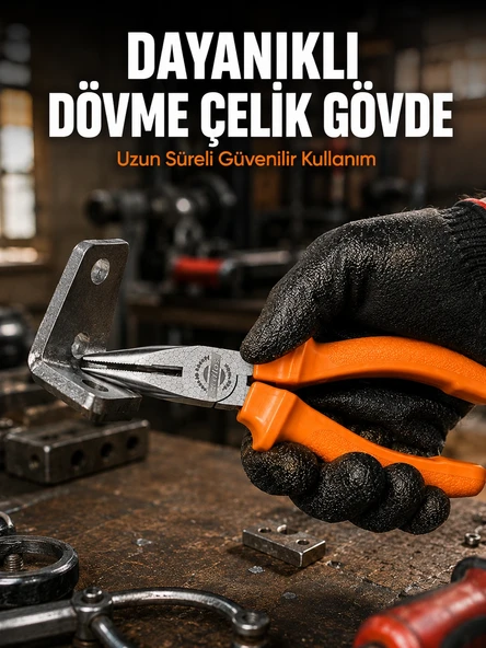 Uzun Çene Tasarımlı Dövme Çelik Kargaburun Hassas Kavrama Performansı ürün görseli 1